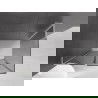 Mexen Velar L sprchový kút posuvný 100 x 80 cm, grafit, brúsený nikel - 871-100-080-43-97