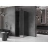 Mexen Velar L posuvná sprchová kabína 100 x 100 cm, grafit, gun metal - 871-100-100-43-95