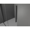 Mexen Velar L posuvná sprchová kabína 100 x 100 cm, grafit, gun metal - 871-100-100-43-95