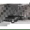 Mexen Velar L sprchový kút posuvný 90 x 70 cm, námraza, gun gray brúsená - 871-090-070-33-66