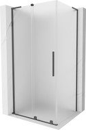 Mexen Velar L posuvná sprchová kabína 110 x 85 cm, matná, brúsená zbraňová šedá - 871-110-085-33-66