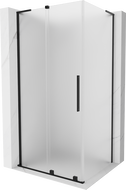 Mexen Velar L posuvná sprchová kabína 100 x 120 cm, matná, čierna - 871-100-120-33-70
