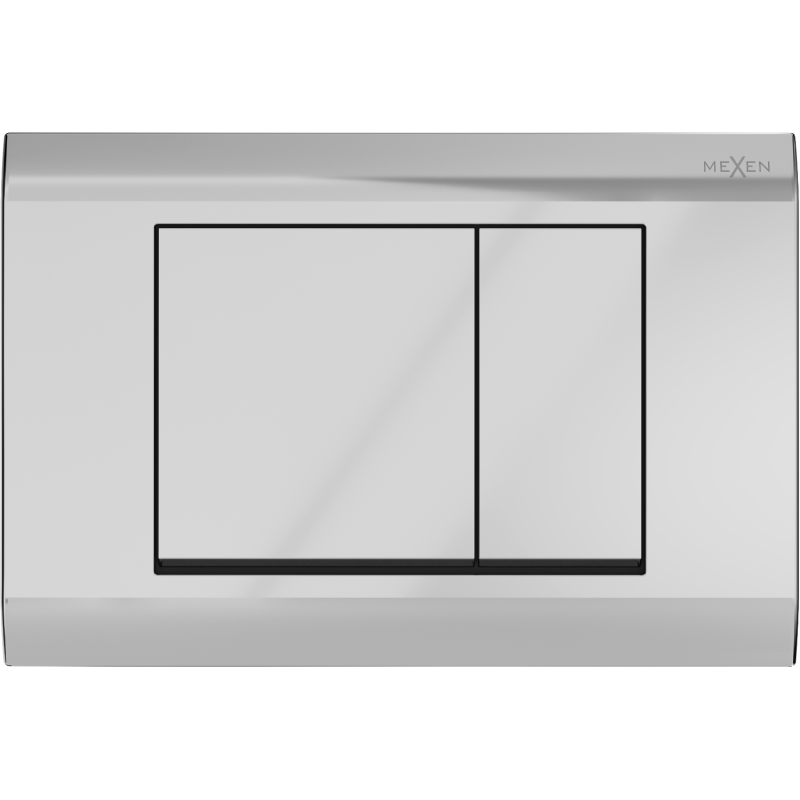 Mexen Fenix Air 01 pneumatické splachovacie tlačidlo, lesklý chróm - 6A0101