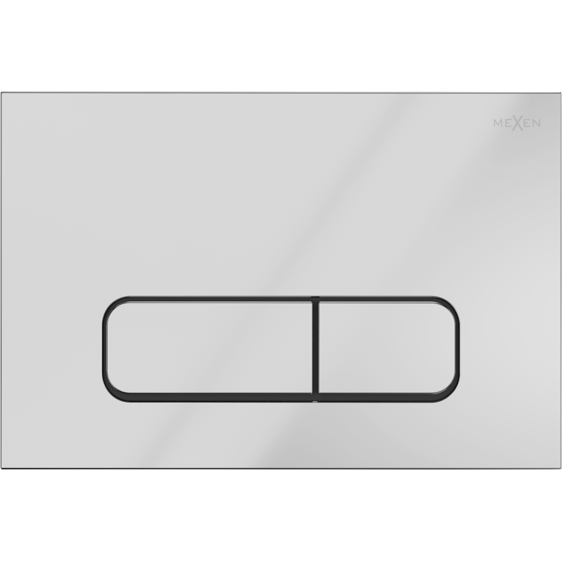 Mexen Fenix Air 02 pneumatické splachovacie tlačidlo, chróm lesklý - 6A0201