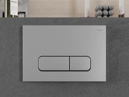 Mexen Fenix Air 02 pneumatické splachovacie tlačidlo, matný chróm - 6A0202