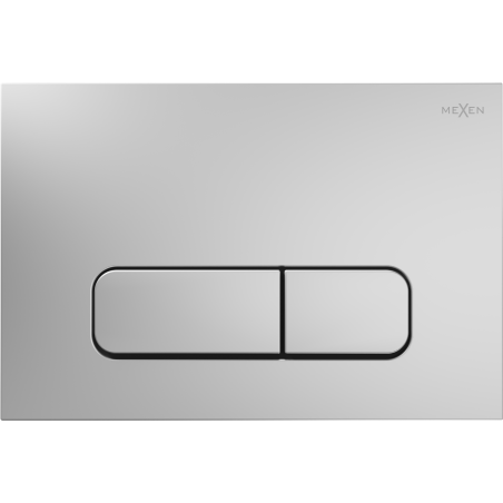 Mexen Fenix Air 02 pneumatické splachovacie tlačidlo, matný chróm - 6A0202