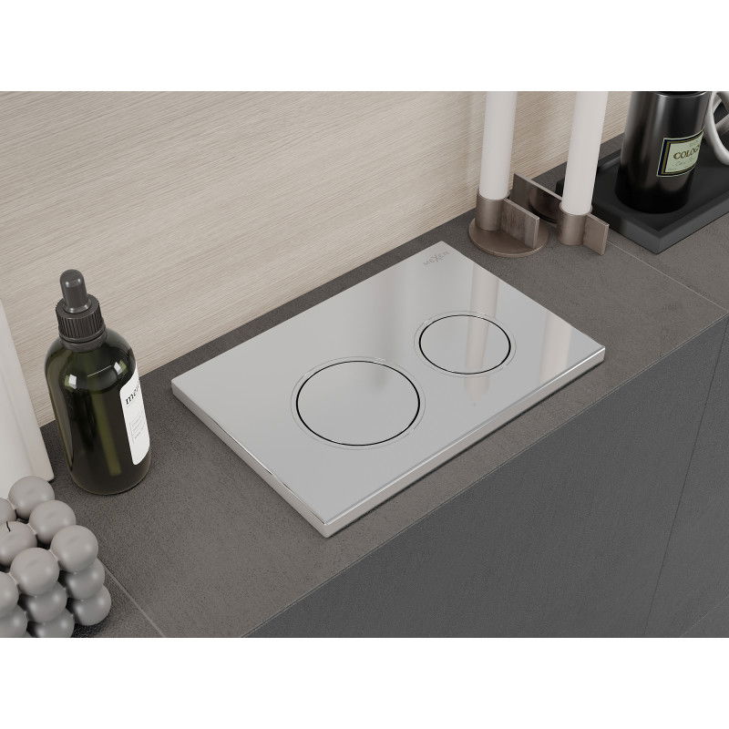 Mexen Fenix Air 07 XS pneumatické tlačidlo splachovania, lesklý chróm - 6A0701