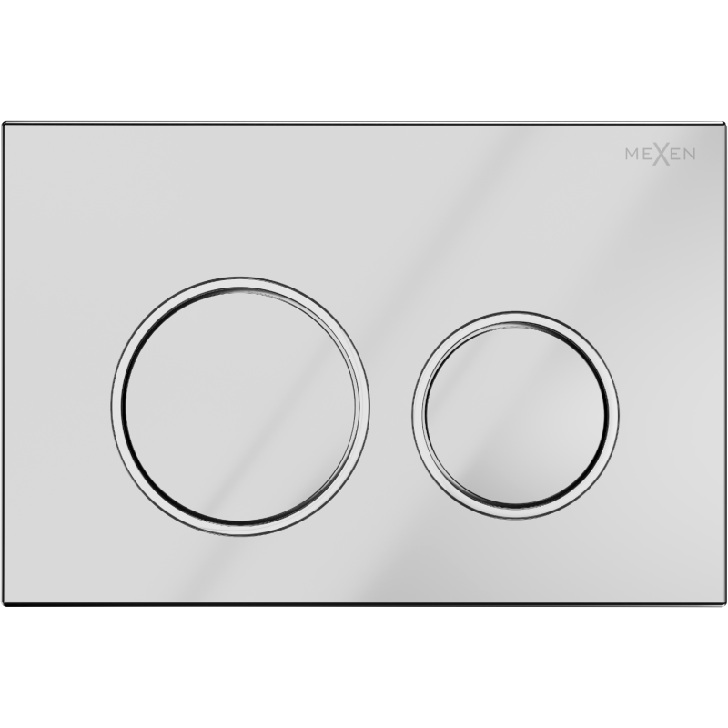 Mexen Fenix Air 07 XS pneumatické tlačidlo splachovania, lesklý chróm - 6A0701