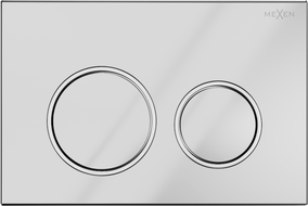 Mexen Fenix Air 07 XS pneumatické tlačidlo splachovania, lesklý chróm - 6A0701