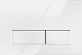 Mexen Fenix Air 09 pneumatické splachovacie tlačidlo, biele lesklé - 6A0900