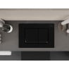 Mexen Fenix Air 10 XS pneumatické splachovacie tlačidlo, čierny matný - 6A1003