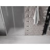 Mexen Velar posuvné sprchové dvere 100 cm, mráz, chróm - 871-100-000-31-01