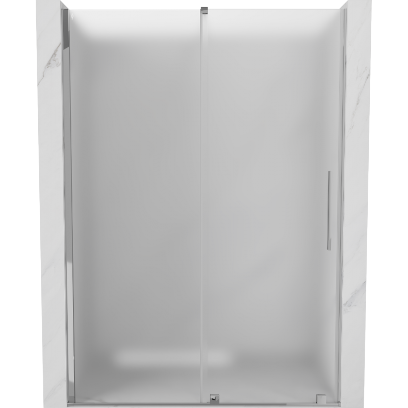 Mexen Velar posuvné sprchové dvere 140 cm, mráz, chróm - 871-140-000-31-01