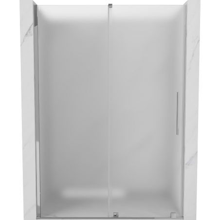 Mexen Velar posuvné sprchové dvere 140 cm, mráz, chróm - 871-140-000-31-01