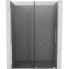 Mexen Velar sprchové dvere posuvné 140 cm, grafit, chróm - 871-140-000-41-01