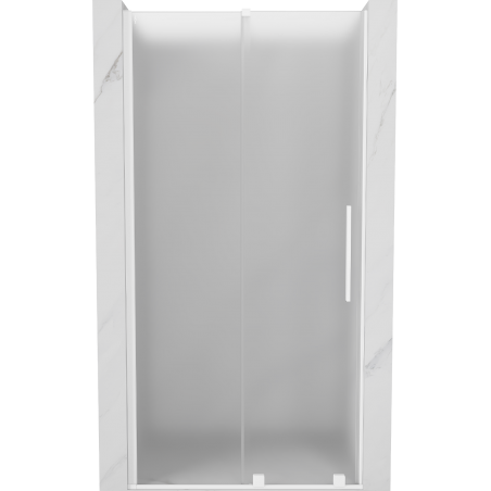 Mexen Velar posuvné sprchové dvere 100 cm, matné, biele - 871-100-000-31-20