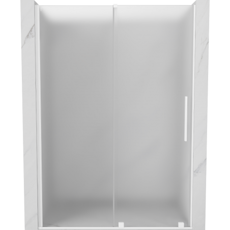Mexen Velar posuvné sprchové dvere 130 cm, matné, biele - 871-130-000-31-20