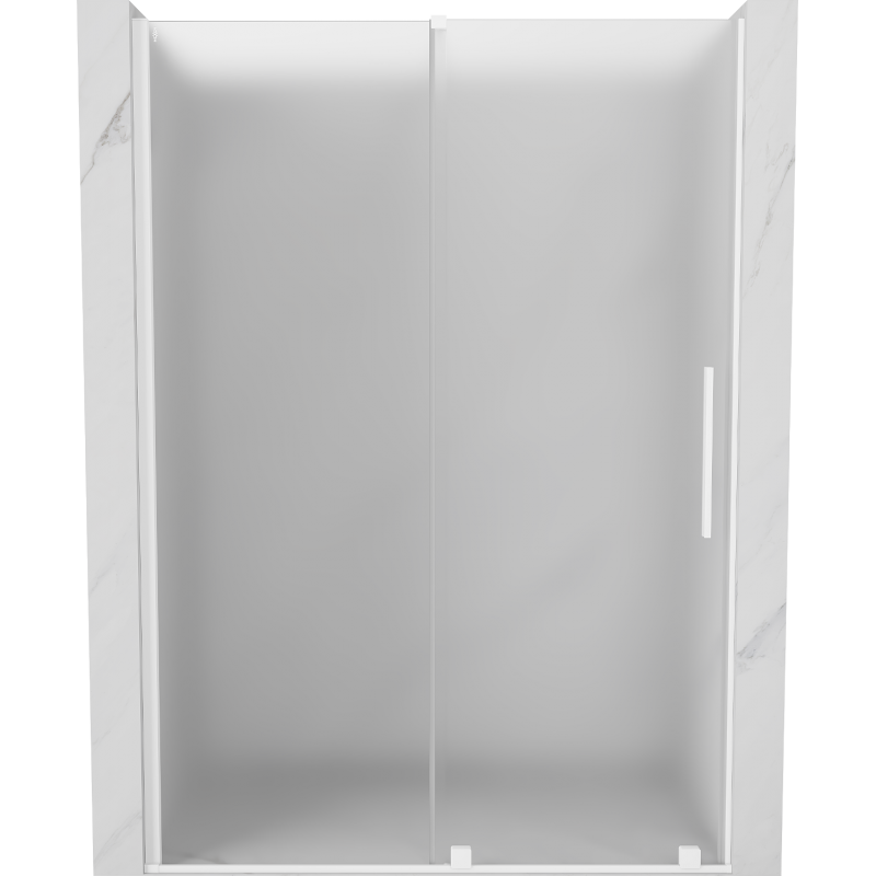 Mexen Velar posuvné sprchové dvere 150 cm, matné, biele - 871-150-000-31-20