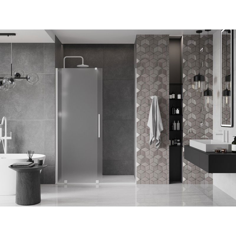 Mexen Velar posuvné sprchové dvere 150 cm, matné, biele - 871-150-000-31-20