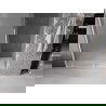 Mexen Velar posuvné sprchové dvere 160 cm, mrazivý efekt, biele - 871-160-000-31-20