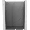 Mexen Velar posuvné sprchové dvere 140 cm, grafit, biele - 871-140-000-41-20
