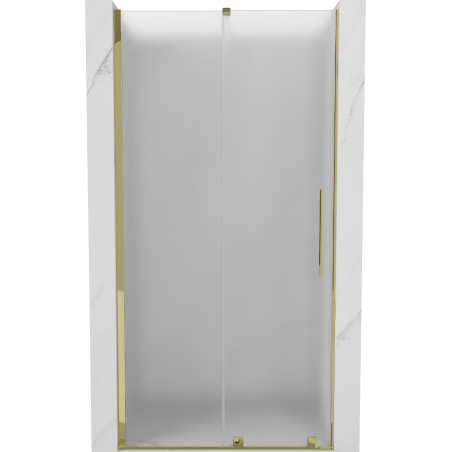 Mexen Velar sprchové dvere posuvné 110 cm, matné, zlaté - 871-110-000-31-50
