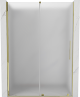 Mexen Velar posuvné sprchové dvere 150 cm, mrazové, zlaté - 871-150-000-31-50