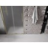 Mexen Velar sprchové dvere posuvné 100 cm, matné, zlaté kartáčované - 871-100-000-31-55