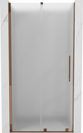 Mexen Velar posuvné sprchové dvere 110 cm, mráz, ružové zlato - 871-110-000-31-60