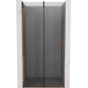 Mexen Velar posuvné sprchové dvere 90 cm, grafit, ružové zlato - 871-090-000-41-60