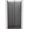 Mexen Velar posuvné sprchové dvere 110 cm, grafit, brúsená meď - 871-110-000-41-65
