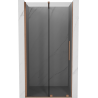 Mexen Velar posuvné sprchové dvere 110 cm, grafitové, brúsená meď - 871-110-000-41-65