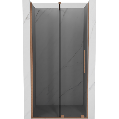 Mexen Velar posuvné sprchové dvere 120 cm, grafit, brúsená meď - 871-120-000-41-65