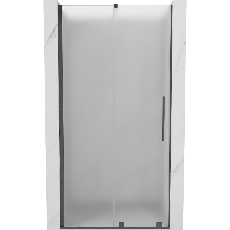 Mexen Velar zasúvacie sprchové dvere 110 cm, matné, leštená gun šedá - 871-110-000-31-66
