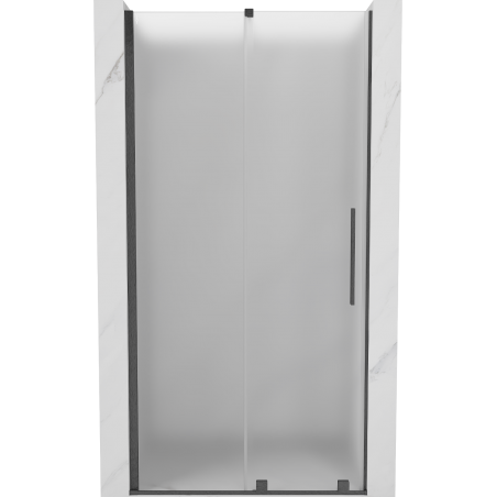 Mexen Velar zasúvacie sprchové dvere 110 cm, matné, leštená gun šedá - 871-110-000-31-66