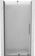 Mexen Velar zasúvacie sprchové dvere 110 cm, matné, leštená gun šedá - 871-110-000-31-66