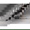 Mexen Velar sprchové dvere posuvné 160 cm, mrazivý, gun gray kartáčovaný - 871-160-000-31-66