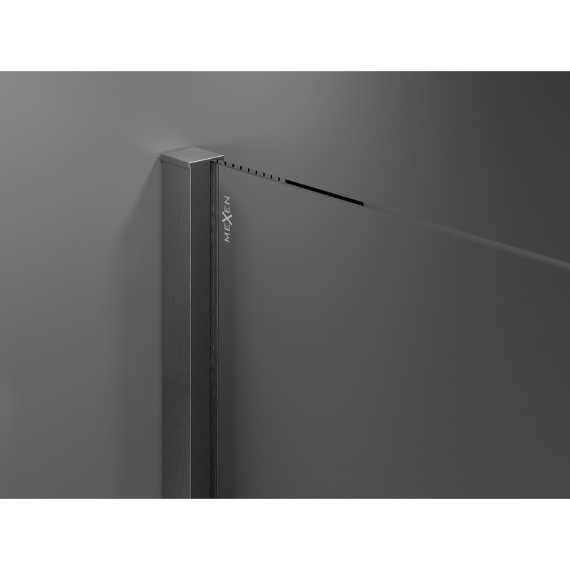 Mexen Velar posuvné sprchové dvere 90 cm, grafit, brúsená gun gray - 871-090-000-41-66