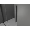 Mexen Velar sprchové dvere posuvné 110 cm, grafit, gun gray kartáčovaný - 871-110-000-41-66