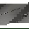 Mexen Velar sprchové dvere posuvné 140 cm, grafit, gun gray brúsené - 871-140-000-41-66