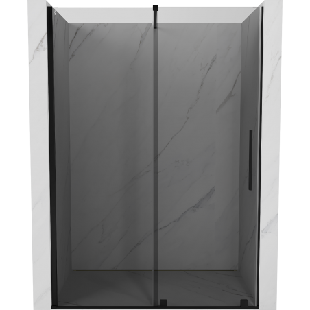 Mexen Velar posuvné sprchové dvere 140 cm, grafit, čierne - 871-140-000-41-70