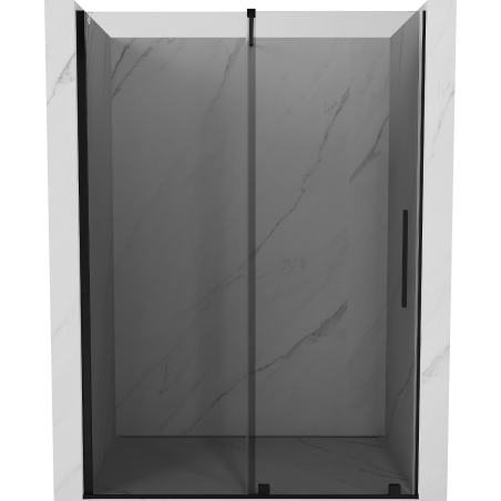 Mexen Velar posuvné sprchové dvere 150 cm, grafit, čierne - 871-150-000-41-70