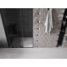 Mexen Velar sprchové dvere posuvné 110 cm, grafit, čierne - 871-110-000-41-70