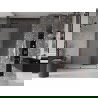 Mexen Velar sprchové dvere posuvné 160 cm, mrazivý efekt, gun metal - 871-160-000-31-95