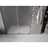 Mexen Velar posuvné sprchové dvere 140 cm, mráz, gun metal - 871-140-000-31-95
