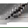 Mexen Velar sprchové dvere posuvné 160 cm, mrazivý efekt, gun metal - 871-160-000-31-95