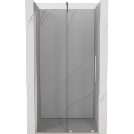 Mexen Velar posuvné sprchové dvere 90 cm, priehľadné, brúsený nikel - 871-090-000-01-97