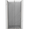 Mexen Velar posuvné sprchové dvere 110 cm, transparentné, brúsený nikel - 871-110-000-01-97