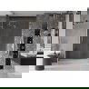 Mexen Velar posuvné sprchové dvere 140 cm, transparentné, kartáčovaný nikel - 871-140-000-01-97