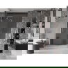 Mexen Velar dvere sprchové posuvné 150 cm, transparentné, brúsený nikel - 871-150-000-01-97